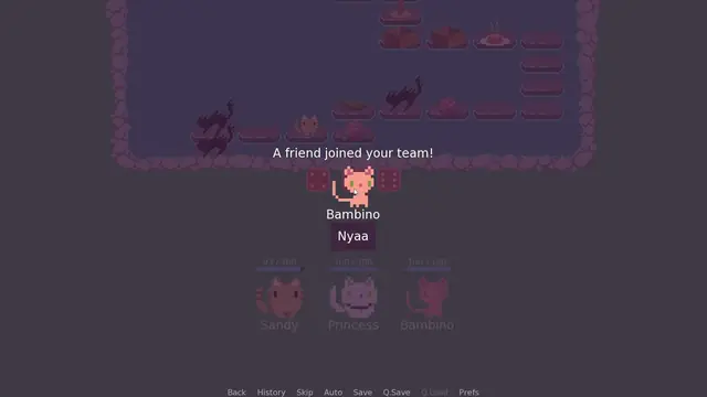 Visual novel animation programming